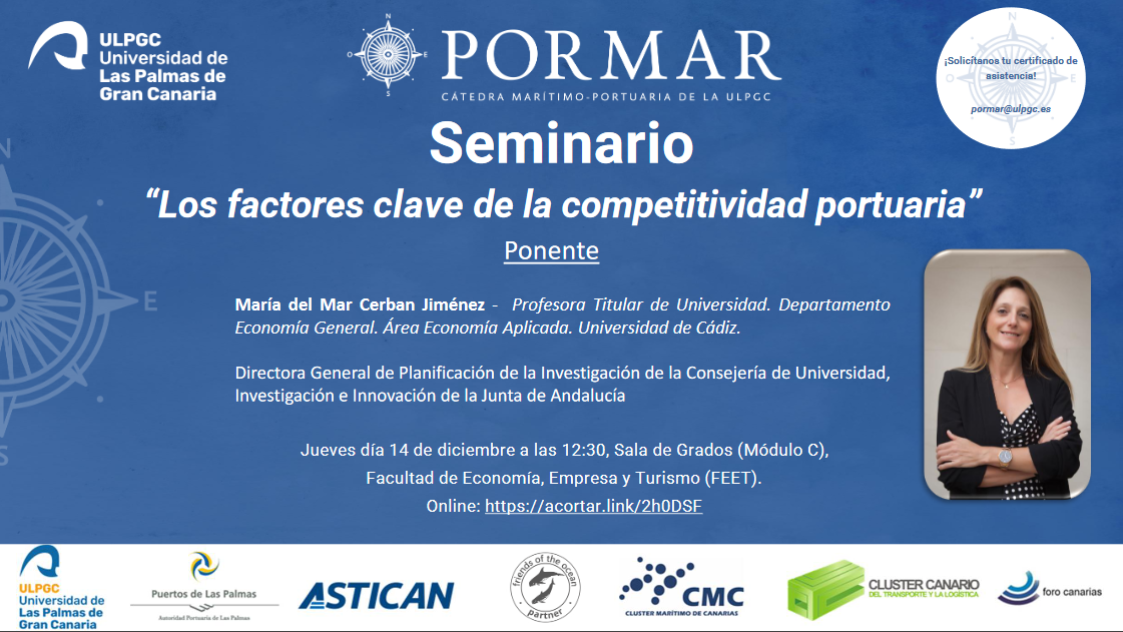 Seminario Los Factores Clave De La Competitividad Portuaria ULPGC